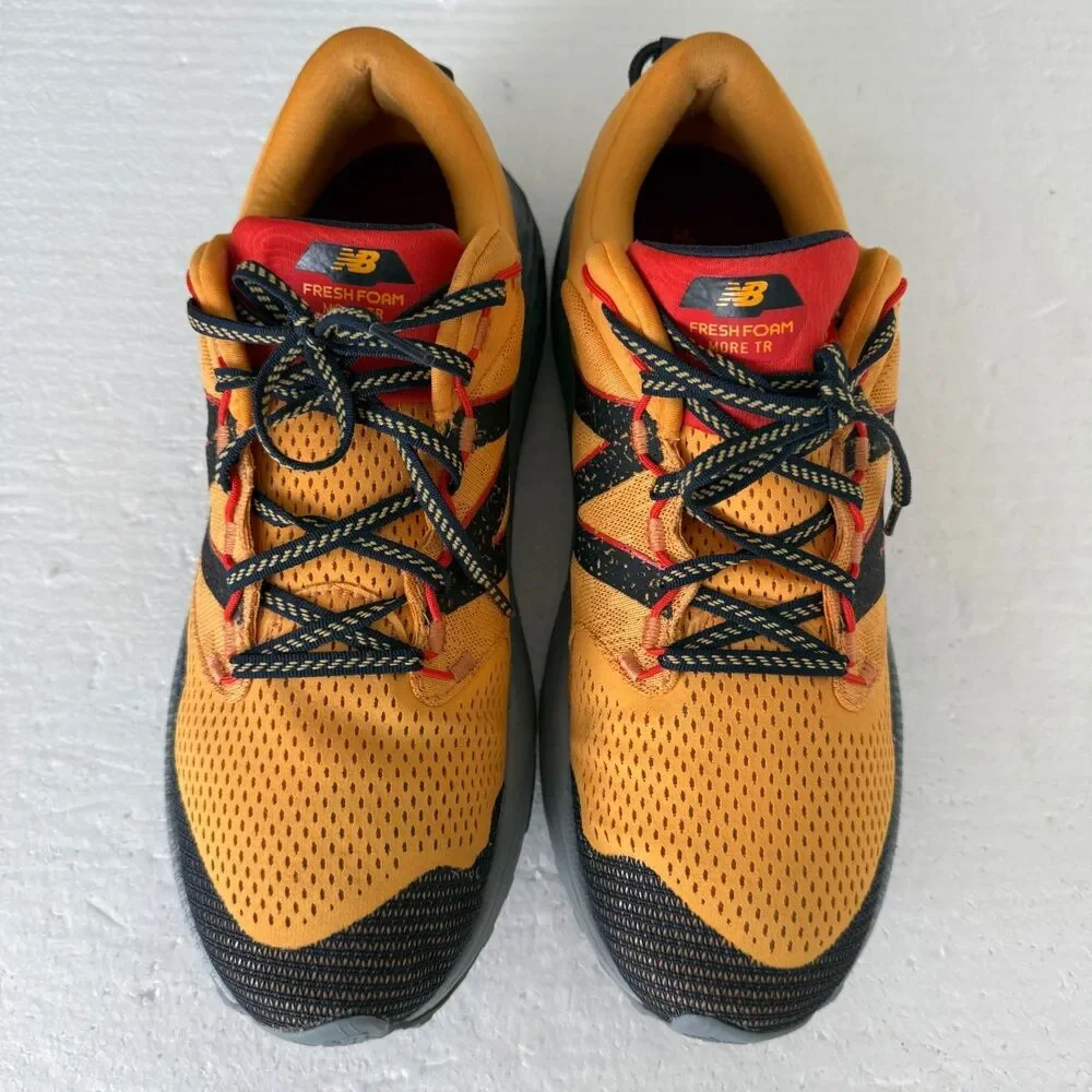 Size 10D - New Balance Fresh Foam More Trail v1 Habanero Ocean Grey